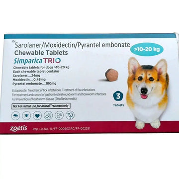 Zoetis Smptrio Tables For Dog 10-20 kg